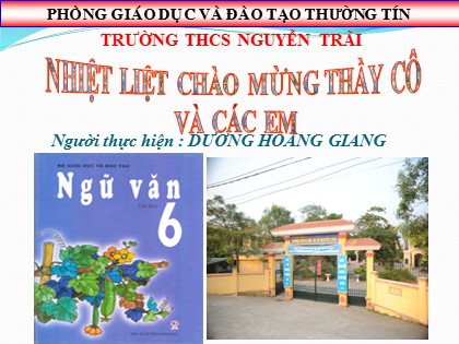 Bài giảng Ngữ văn 6 - Tiết 95: Tiếng Việt: Nhân hóa