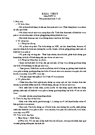 Giáo án Khoa học tự nhiên Lớp 6 Sách Chân trời sáng tạo - Chủ đề 8 - Bài 24: Virut