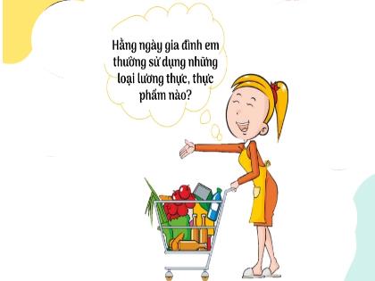 Bài giảng Khoa học tự nhiên 6 (Chân trời sáng tạo) - Bài 14: Một số lương thực, thực phẩm