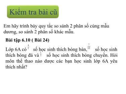 Bài giảng Toán 6 (Kết nối tri thức) - Luyện tập chung chương VI