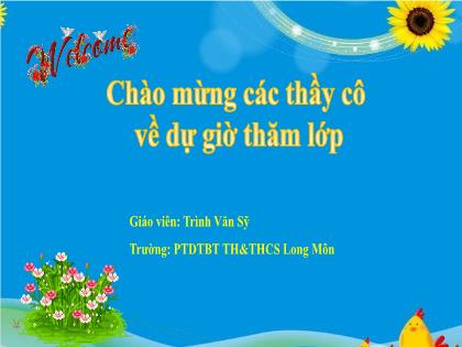 Bài giảng Toán 6 (Kết nối tri thức) - Tiết 30, Bài 14: Phép cộng, phép trừ số nguyên - Trình Văn Sỹ
