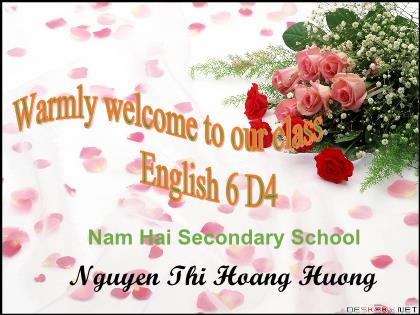 Bài giảng Tiếng anh 6 (Global Success) - Unit 4: My neighbourhood - Trường THCS Nam Hải