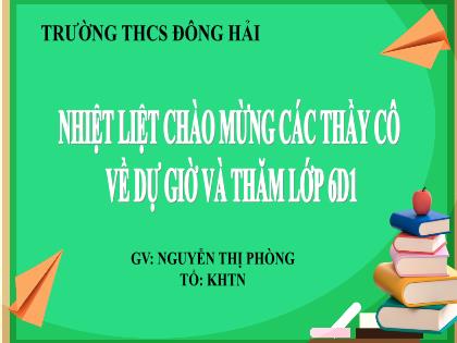 Bài giảng Toán 6 (Cánh diều) - Tiết 43 - Bài 5: Phép nhân các số nguyên - Nguyễn Thị Phòng