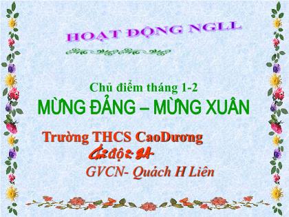 Mẫu Slide PowerPoint Hội Thi tìm hiểu về đảng CSVN